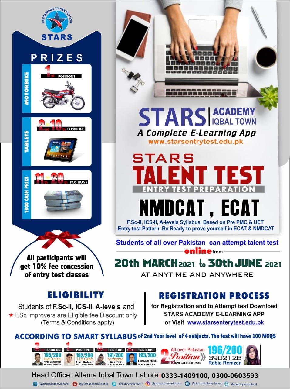 Stars Talent Hunt Test 2020